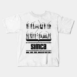 SIMCA RANGE - French ad Kids T-Shirt